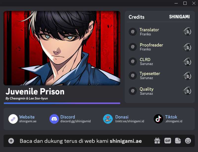 Juvenile Prison Chapter 16 halaman 1