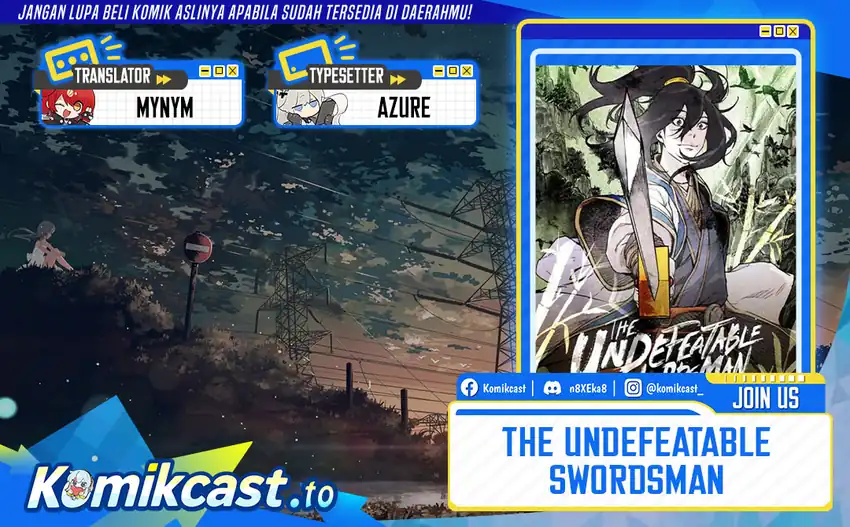 The Undefeatable Swordsman Chapter 280 halaman 1