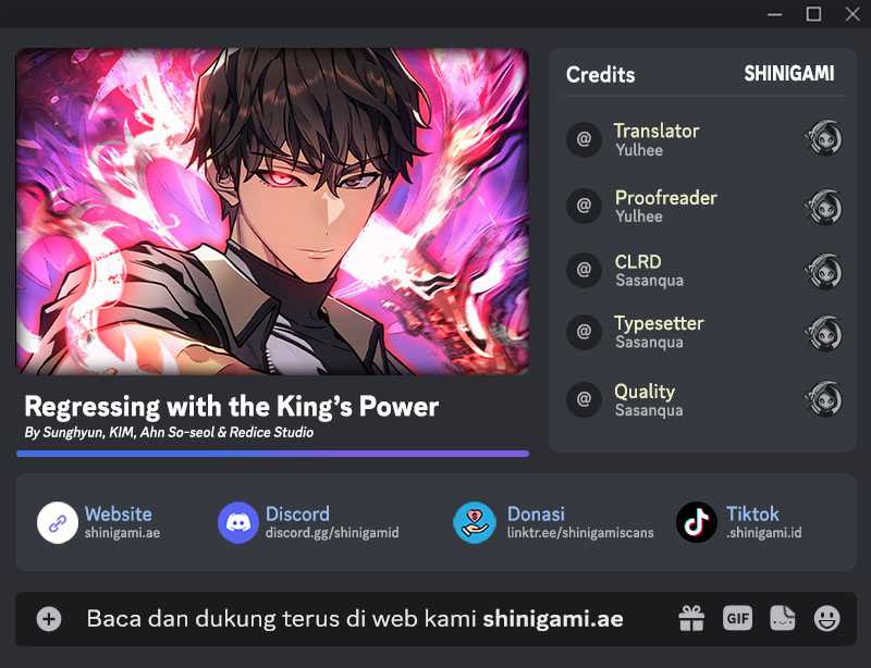 Regressing with the Kings Power Chapter 61 halaman 1