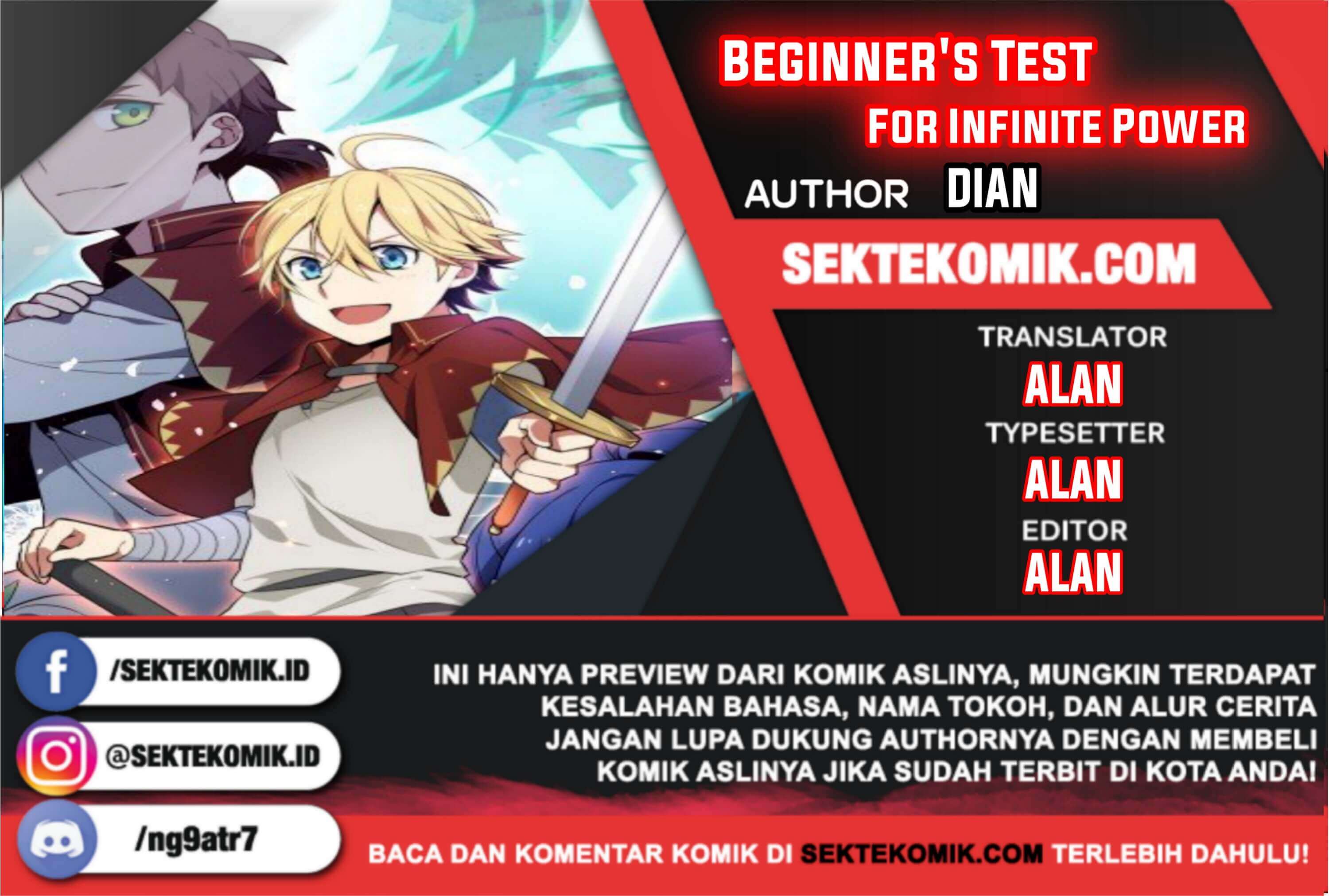 Beginner’s Test For Infinite Power Chapter 4 halaman 1
