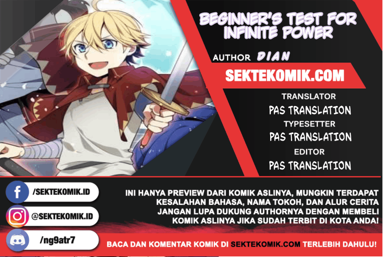 Beginner’s Test For Infinite Power Chapter 36 halaman 1
