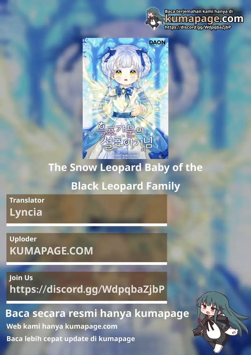 The Snow Leopard Baby of the Black Leopard Family Chapter 1 halaman 1