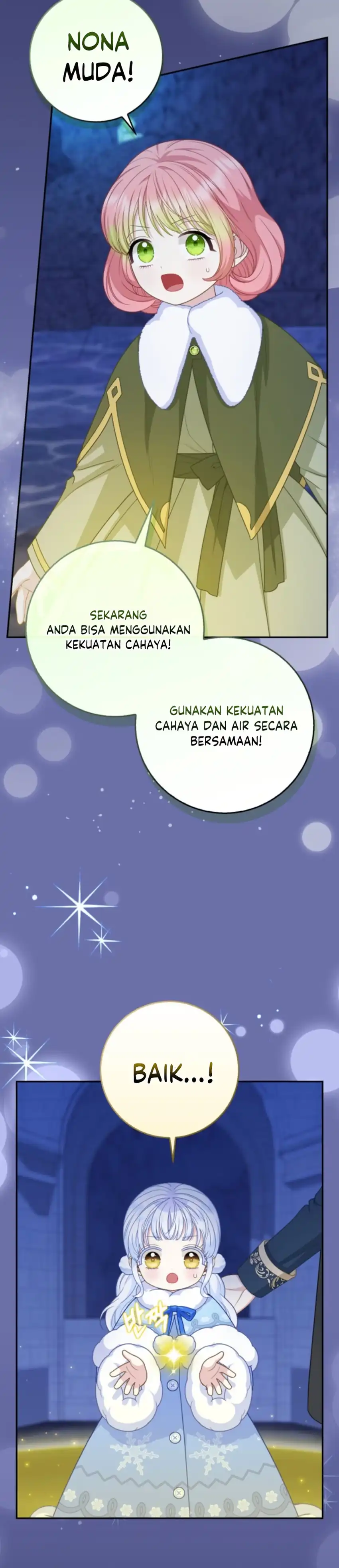 The Snow Leopard Baby of the Black Leopard Family Chapter 61 halaman 25