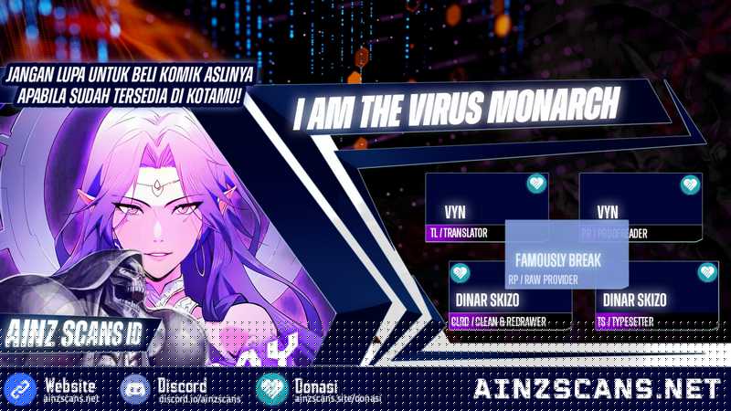 I Am the Virus Monarch Chapter 57 halaman 1