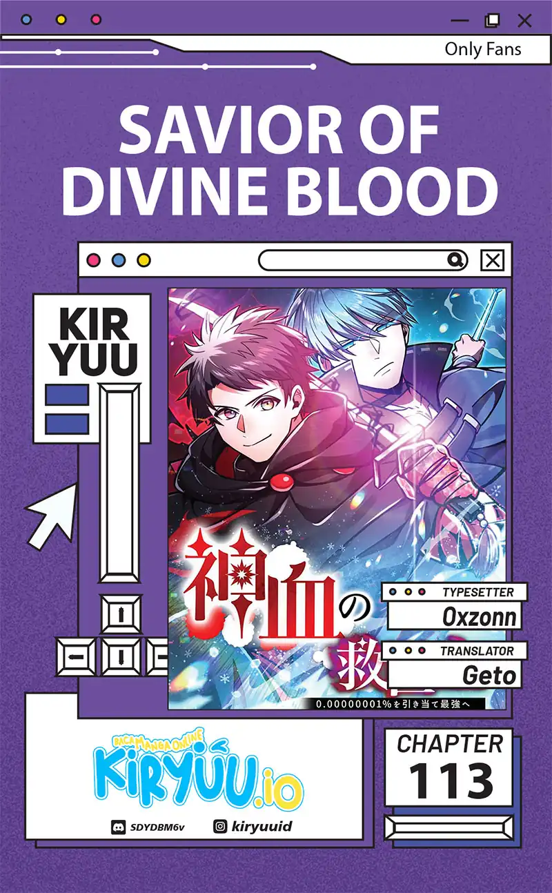 Savior of Divine Blood ~Draw Out 0.00000001% to Become the Strongest~ Chapter 113 halaman 1