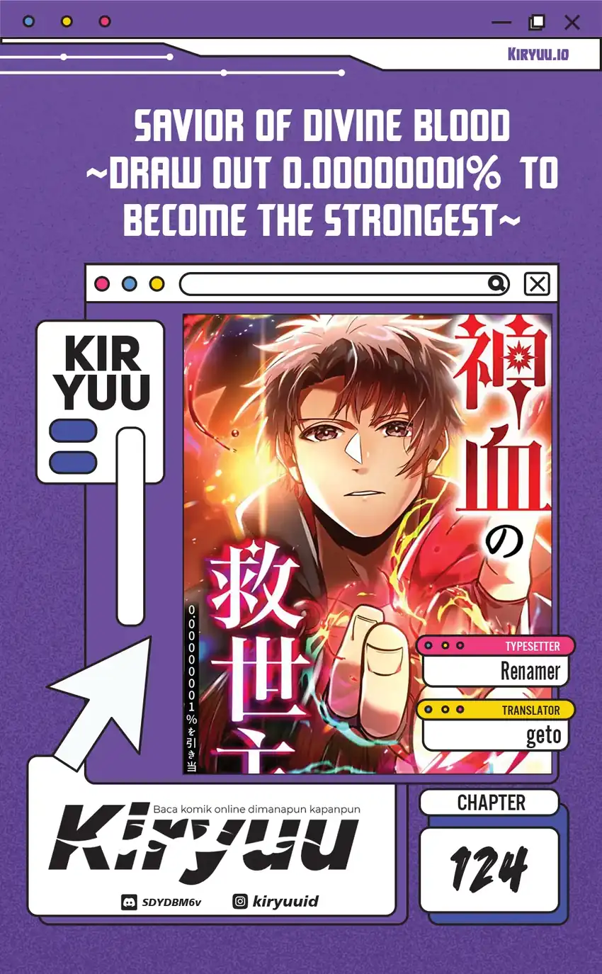 Savior of Divine Blood ~Draw Out 0.00000001% to Become the Strongest~ Chapter 124 halaman 1