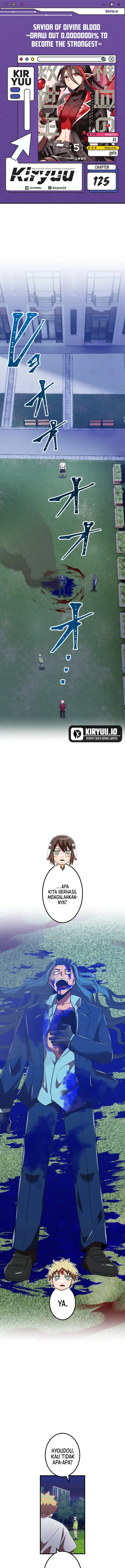 Savior of Divine Blood ~Draw Out 0.00000001% to Become the Strongest~ Chapter 125 halaman 1
