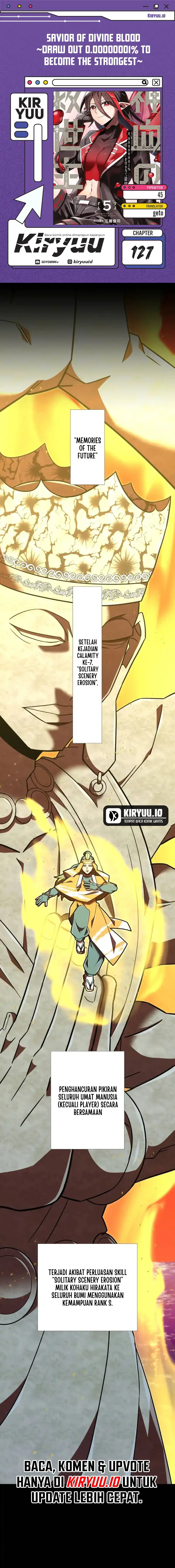 Savior of Divine Blood ~Draw Out 0.00000001% to Become the Strongest~ Chapter 127 halaman 1