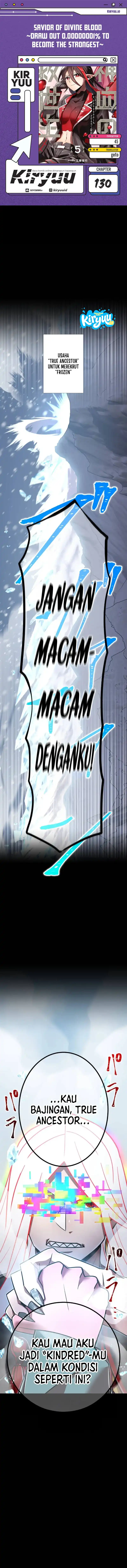 Savior of Divine Blood ~Draw Out 0.00000001% to Become the Strongest~ Chapter 130 halaman 1