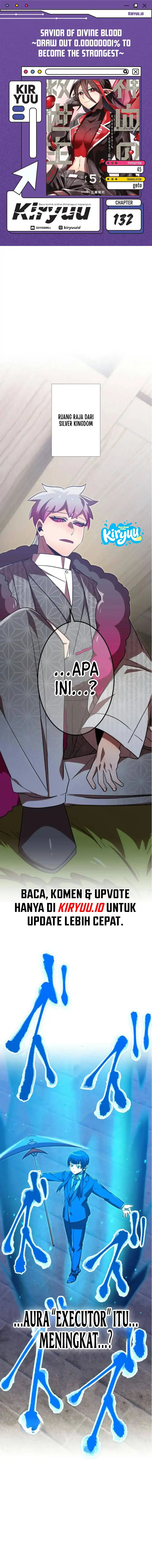 Savior of Divine Blood ~Draw Out 0.00000001% to Become the Strongest~ Chapter 132 halaman 1