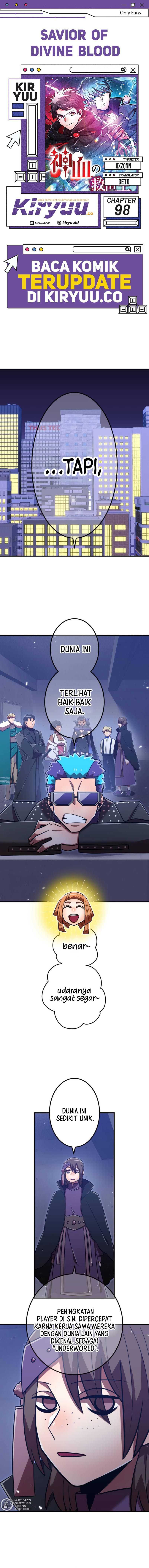 Savior of Divine Blood ~Draw Out 0.00000001% to Become the Strongest~ Chapter 98 halaman 1