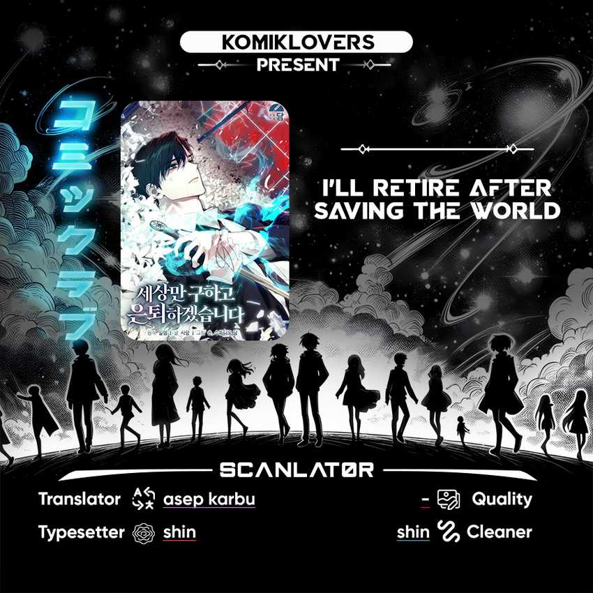 Komik I’ll Retire After Saving the World Chapter 13 Bahasa Indonesia Komiku