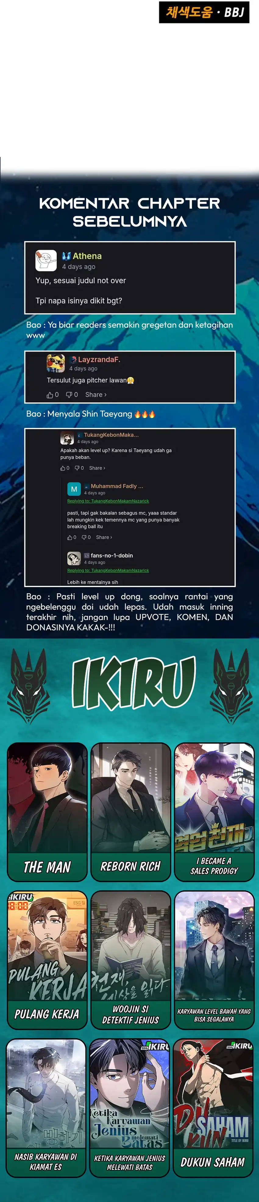 Not Over Chapter 61 halaman 45