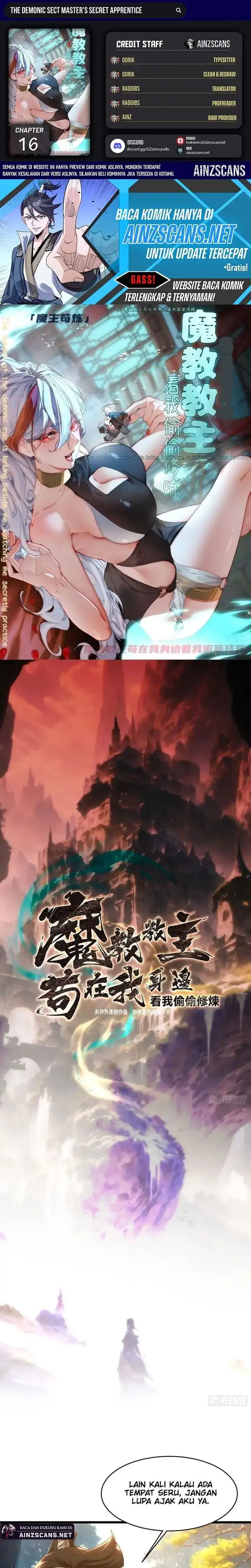 The Demonic Sect Master’s Secret Apprentice Chapter 16 halaman 1