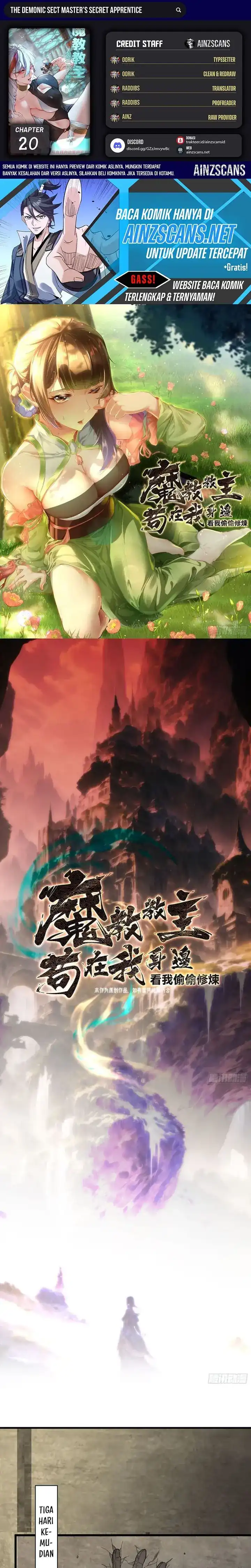 The Demonic Sect Master’s Secret Apprentice Chapter 20 halaman 1