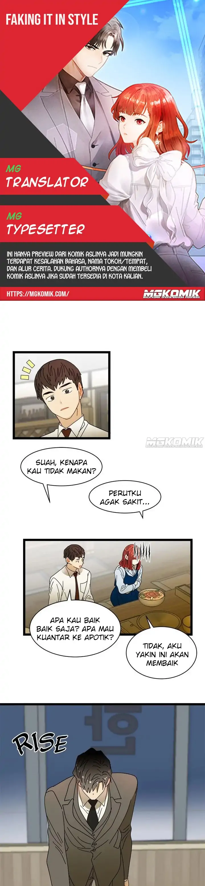 Faking It in Style Chapter 12 halaman 1