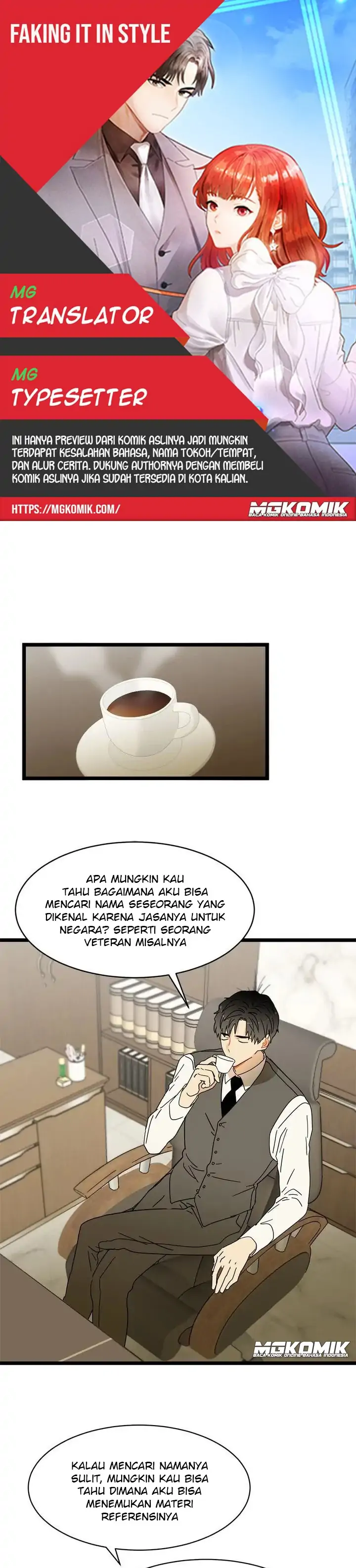 Faking It in Style Chapter 18 halaman 1