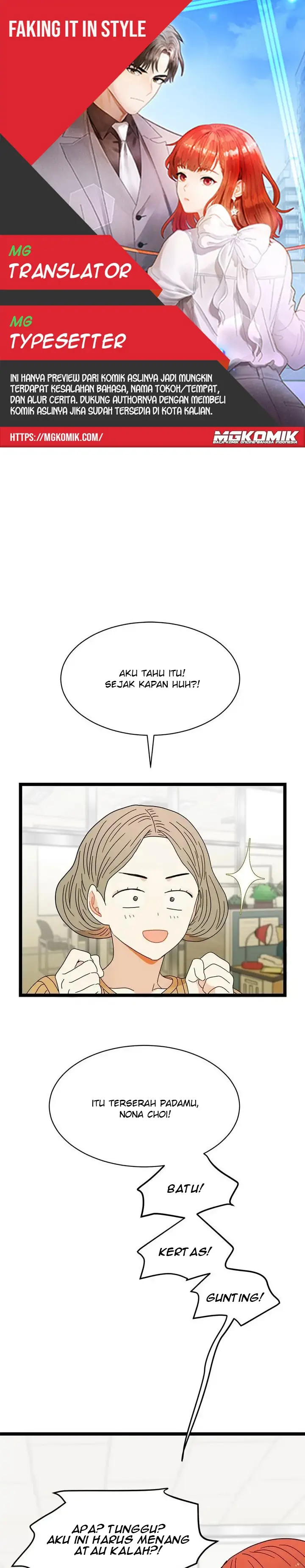 Faking It in Style Chapter 29 halaman 1