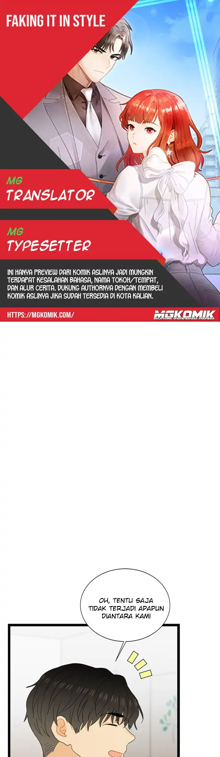 Faking It in Style Chapter 61 halaman 1