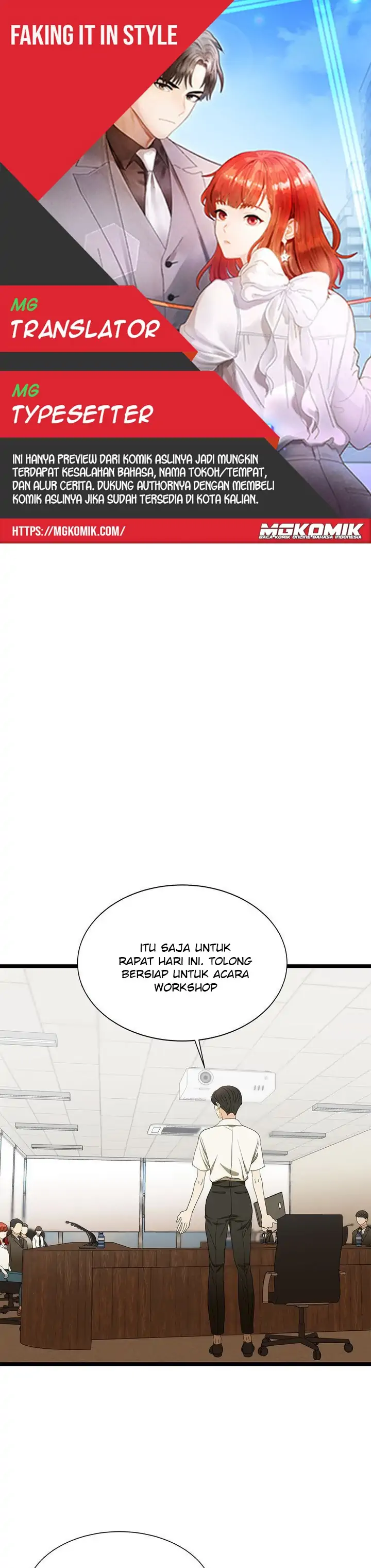 Faking It in Style Chapter 70 halaman 1