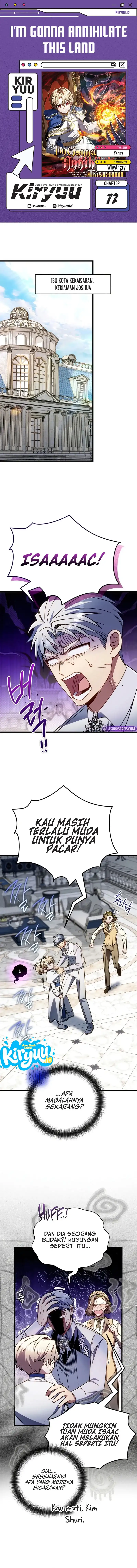 I’m Going To Destroy This Country Chapter 72 halaman 1