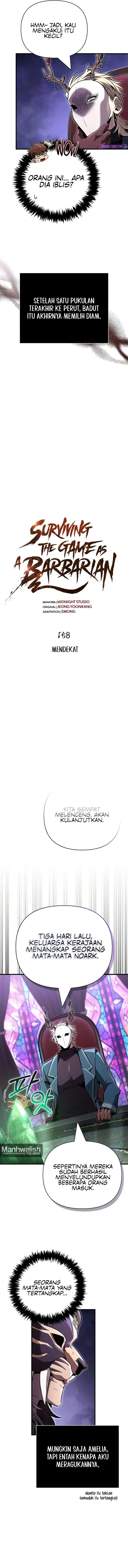 Survive as a Barbarian in the Game Chapter 158 halaman 2