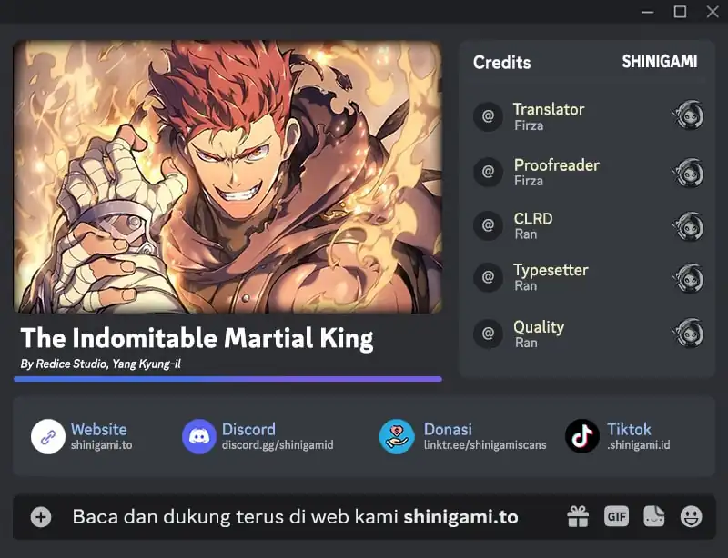 The Indomitable Martial King Chapter 119 halaman 1