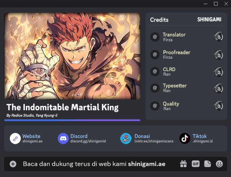 The Indomitable Martial King Chapter 64 halaman 1