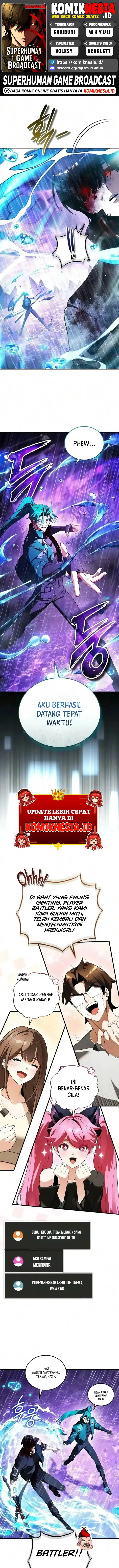 Superhuman Game Broadcast Chapter 38 halaman 1