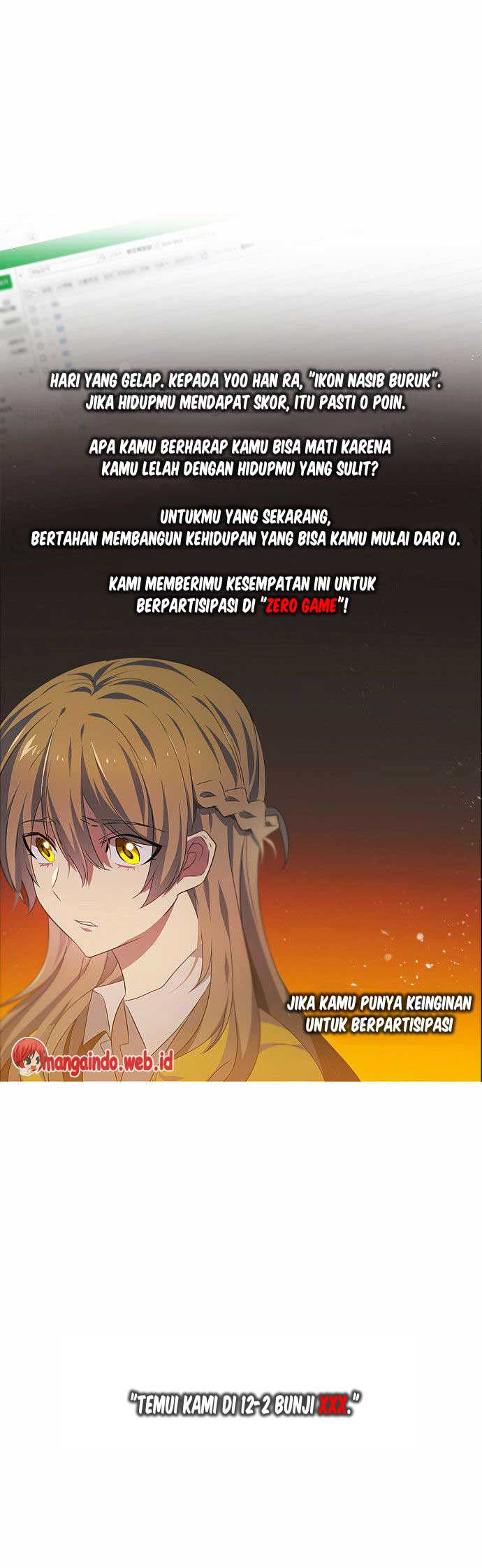 Zero Game Chapter 0 halaman 21