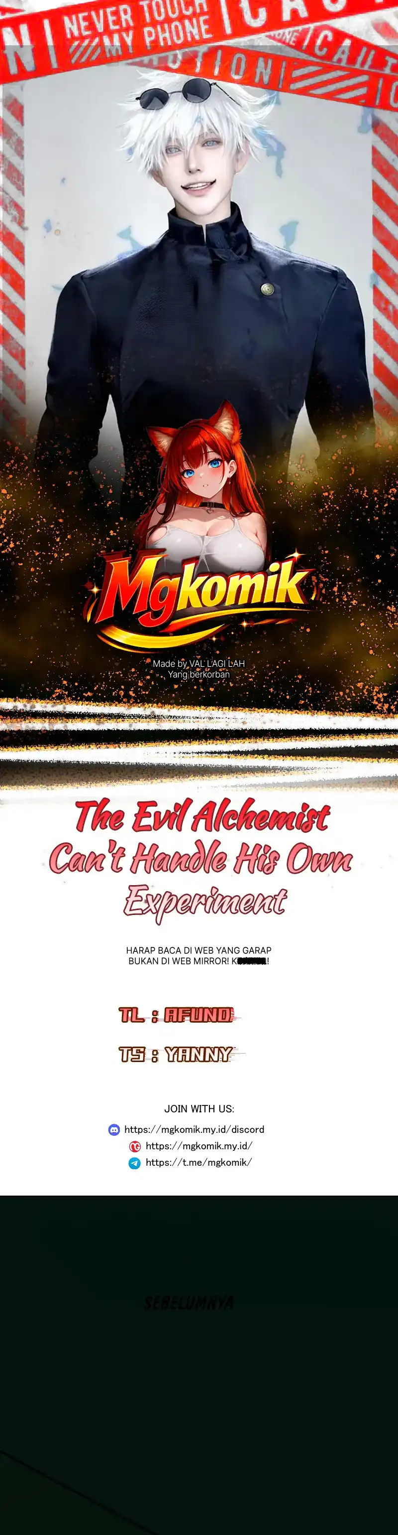 The Evil Alchemist Can’t Handle His Own Experiment Chapter 81 halaman 1