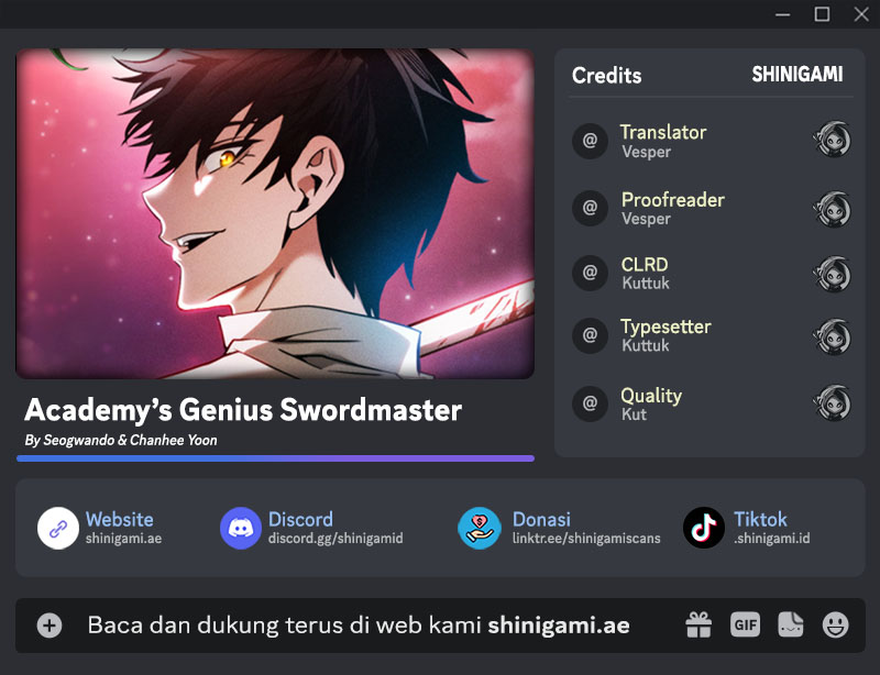 Academy’s Genius Swordmaster Chapter 71 halaman 1