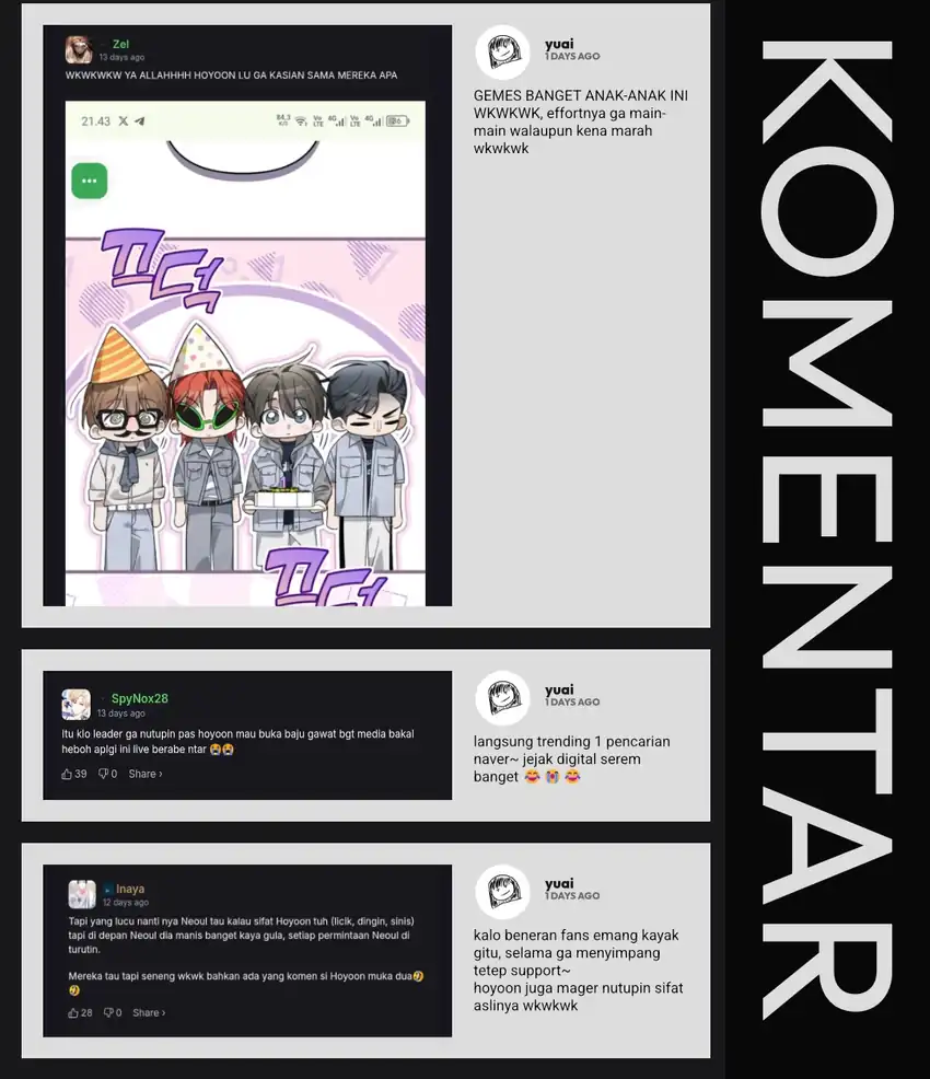 Surviving as a PD Idol Chapter 55 halaman 52