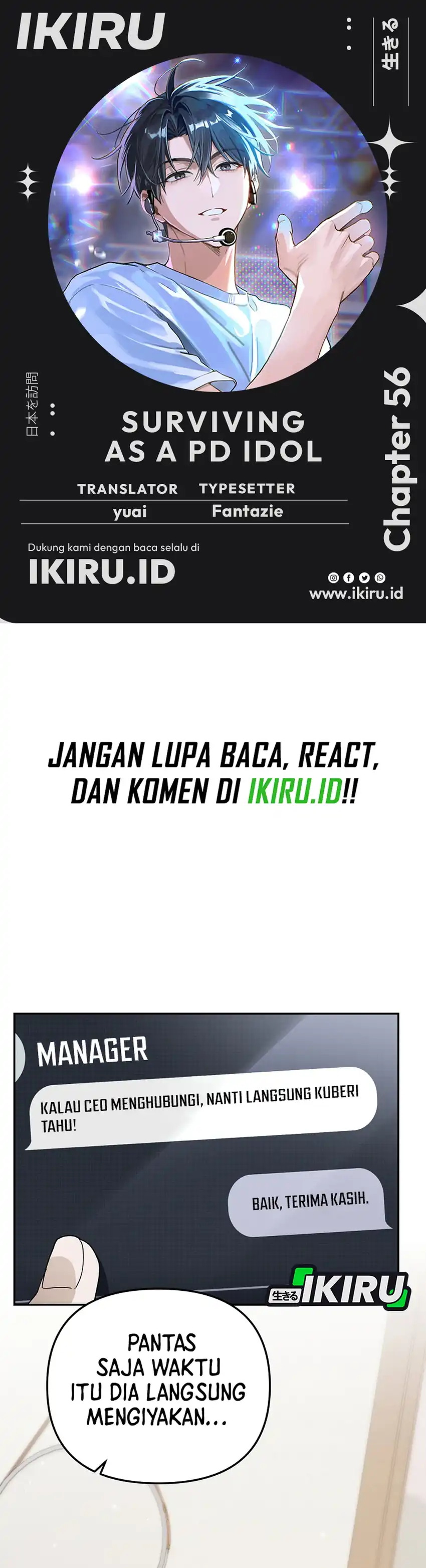 Surviving as a PD Idol Chapter 56 halaman 1