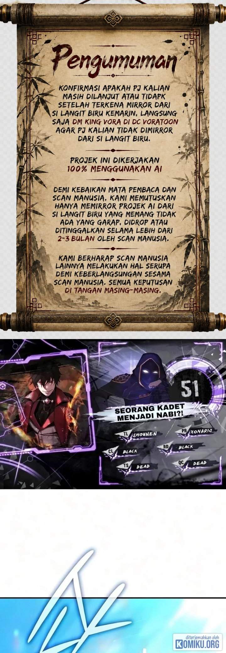A Cadet Becomes A Prophet?! Chapter 51 halaman 1