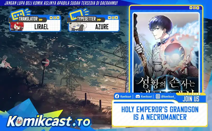 Holy Emperor’s Grandson is a Necromancer Chapter 112 halaman 1