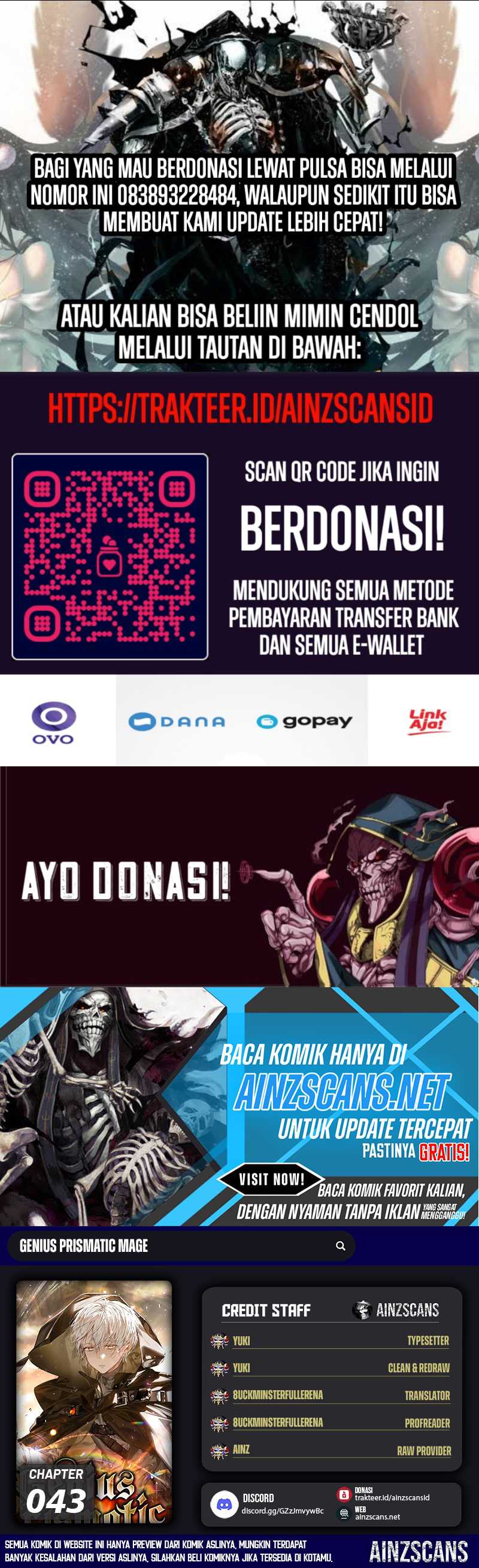 Genius Prismatic Mage Chapter 43 halaman 1