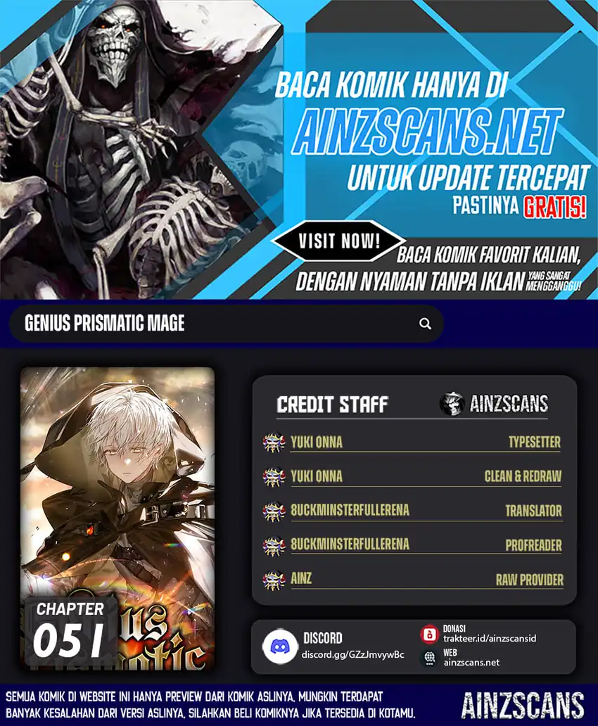 Genius Prismatic Mage Chapter 51 halaman 1
