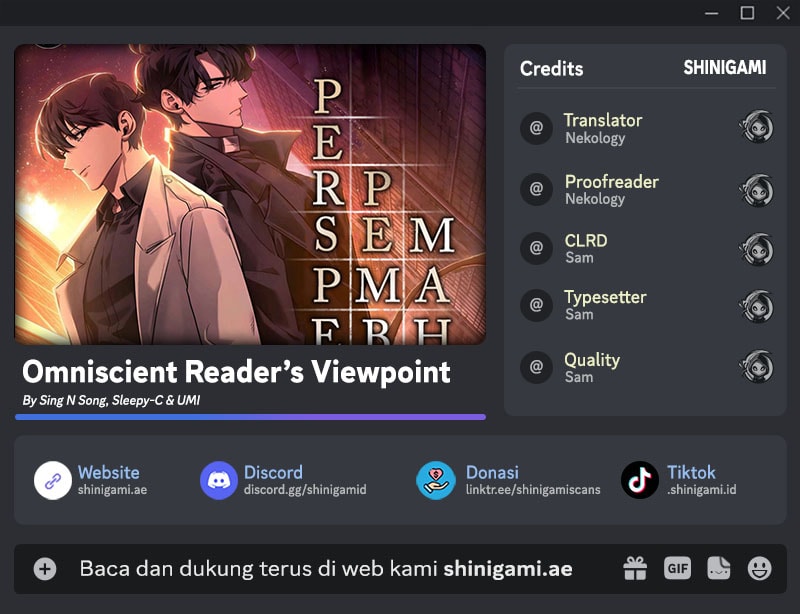 Omniscient Readers Viewpoints Chapter 262 halaman 1