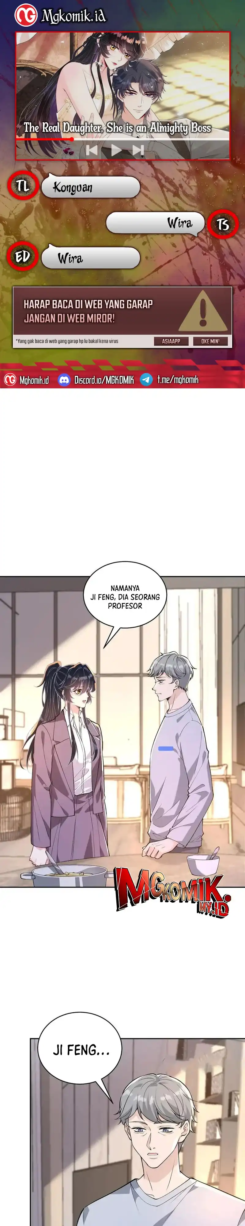 The Real Daughter, She Is an Almighty Boss Chapter 185 halaman 1