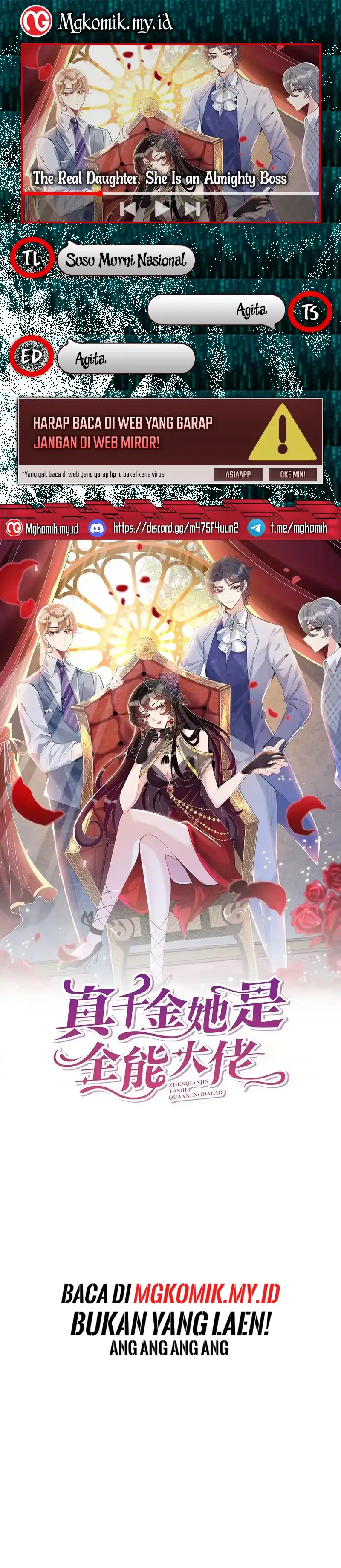 The Real Daughter, She Is an Almighty Boss Chapter 29 halaman 1