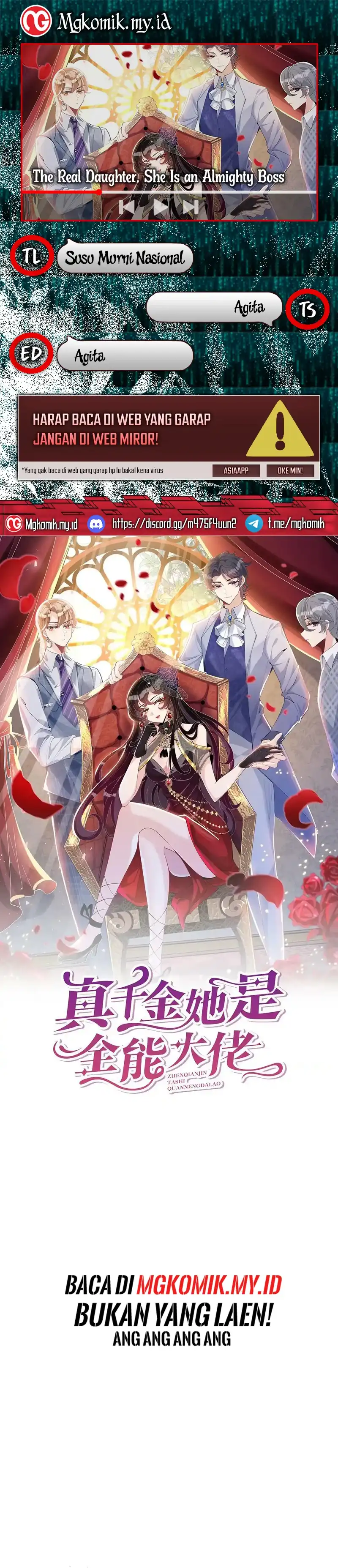 The Real Daughter, She Is an Almighty Boss Chapter 30 halaman 1
