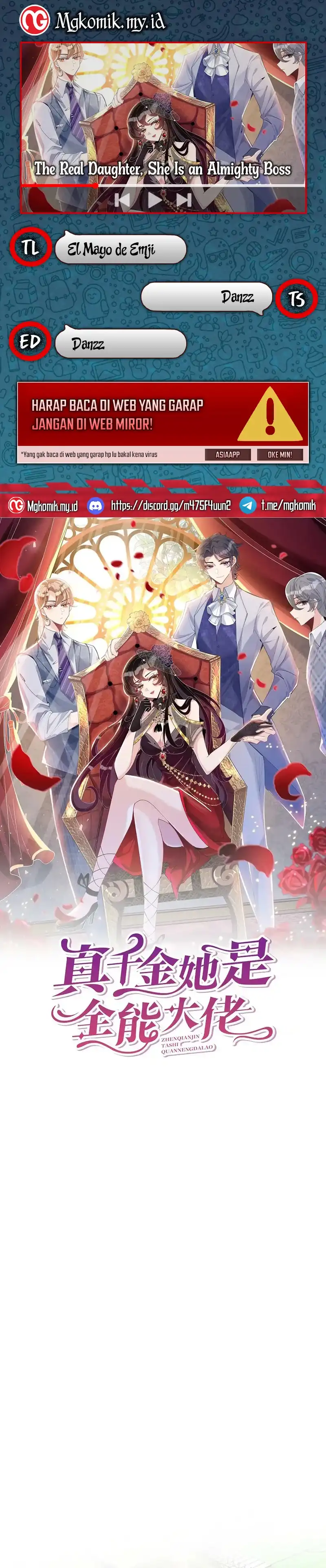 The Real Daughter, She Is an Almighty Boss Chapter 32 halaman 1