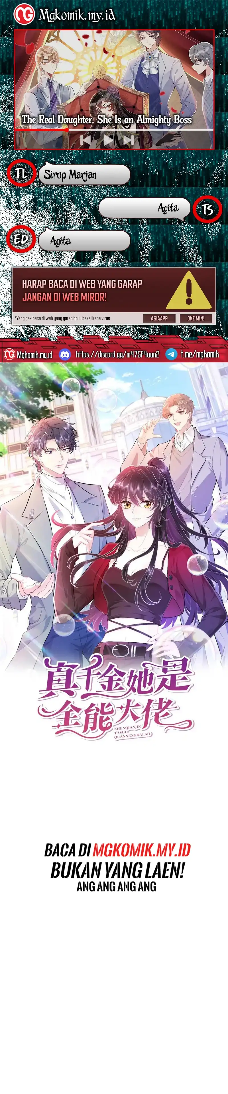 The Real Daughter, She Is an Almighty Boss Chapter 79 halaman 1