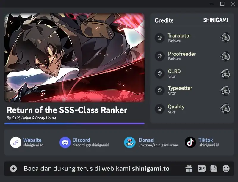 Return of the SSS-Class Ranker Chapter 167 halaman 1