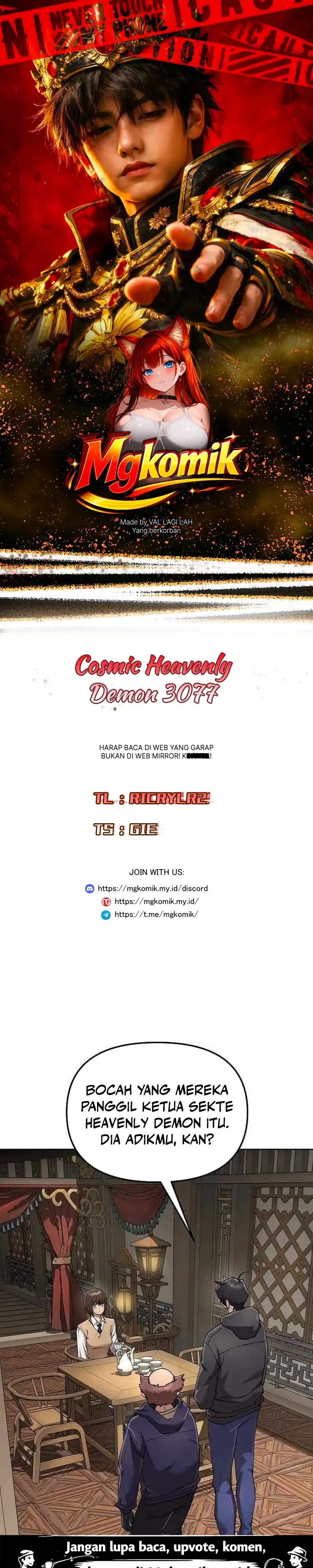 Cosmic Heavenly Demon 3077 Chapter 85 halaman 1