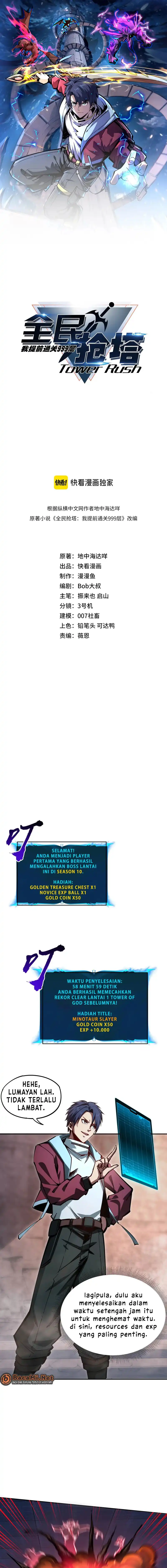 All People Scramble for the Tower, I Cleared 999 Floors in Advance Chapter 8 halaman 2