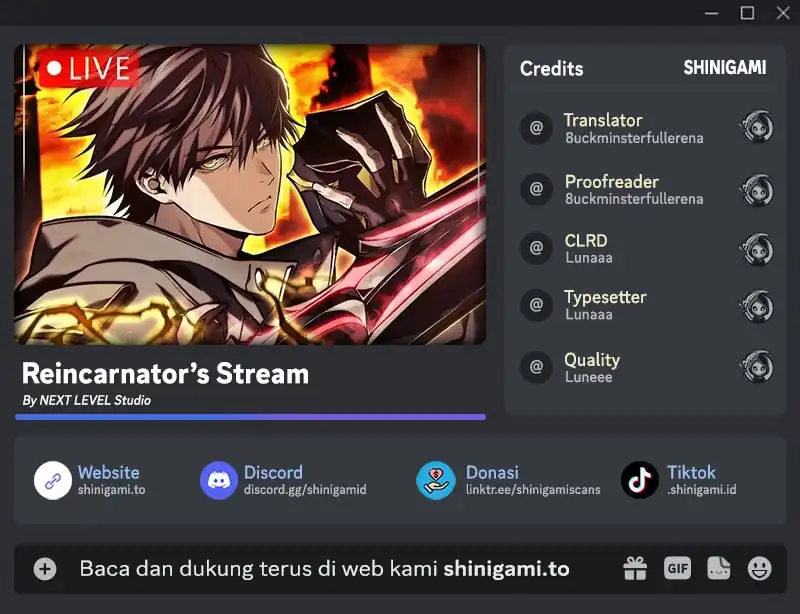 Reincarnator’s Stream Chapter 37 halaman 1