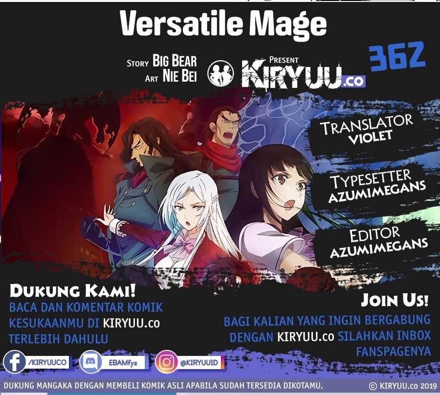 Versatile Mage Chapter 362 halaman 1