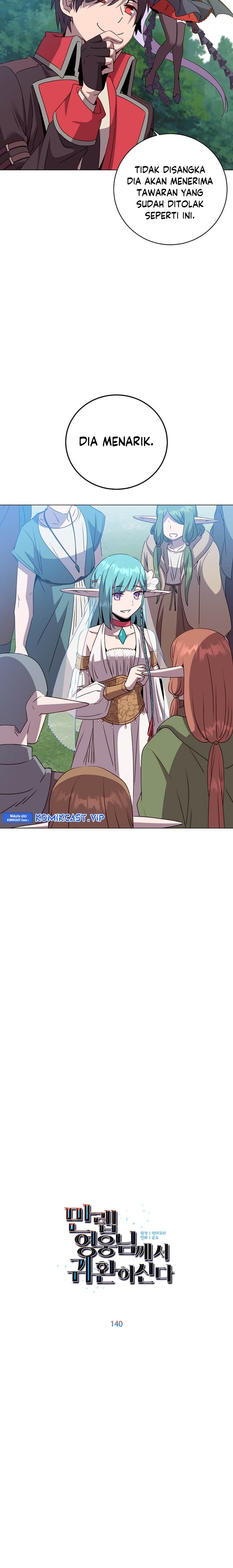 The MAX leveled hero will return! Chapter 140 halaman 9